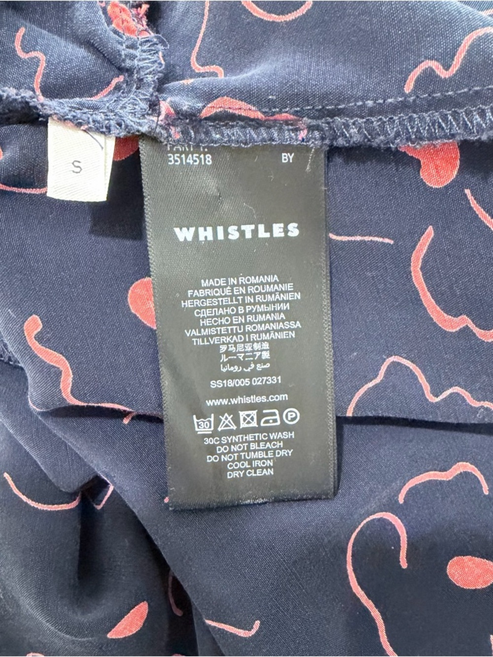 Whistles Luna Magnolia Dress - Picture 4 of 6